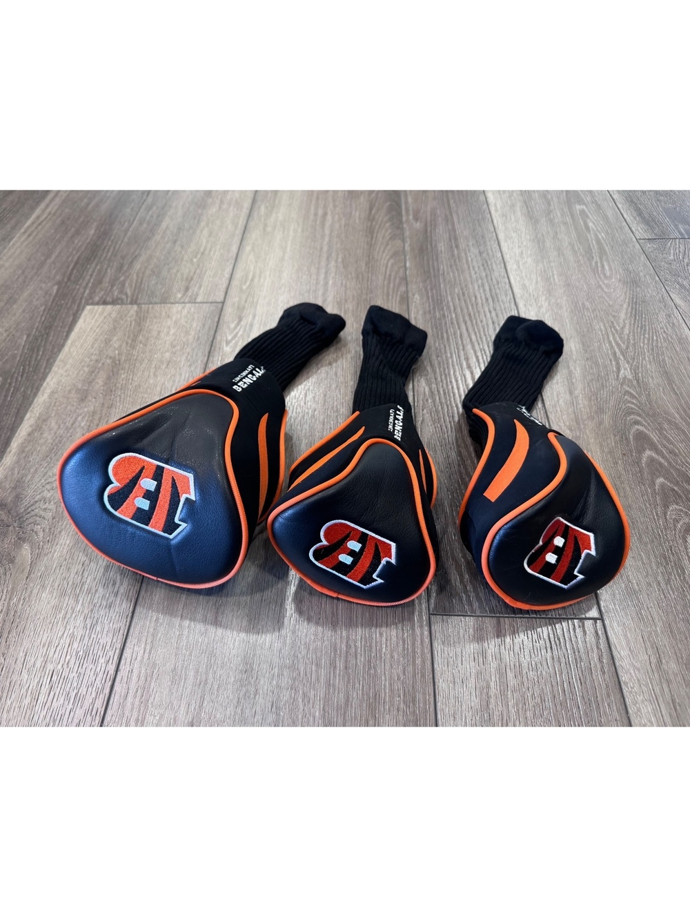 Cincinnati Bengals Golf Club Head Covers Set - Drivers and Woods